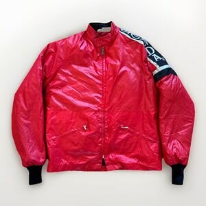 Vintage Hondaline Jacket Mens S Honda Windbreaker Bomber Racing 80s Nylon